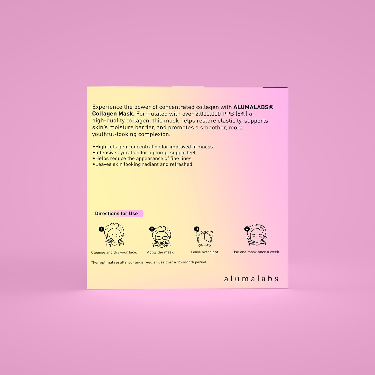 Aluma Collagen Mask (2 packs - 6 masks for 6 weeks)